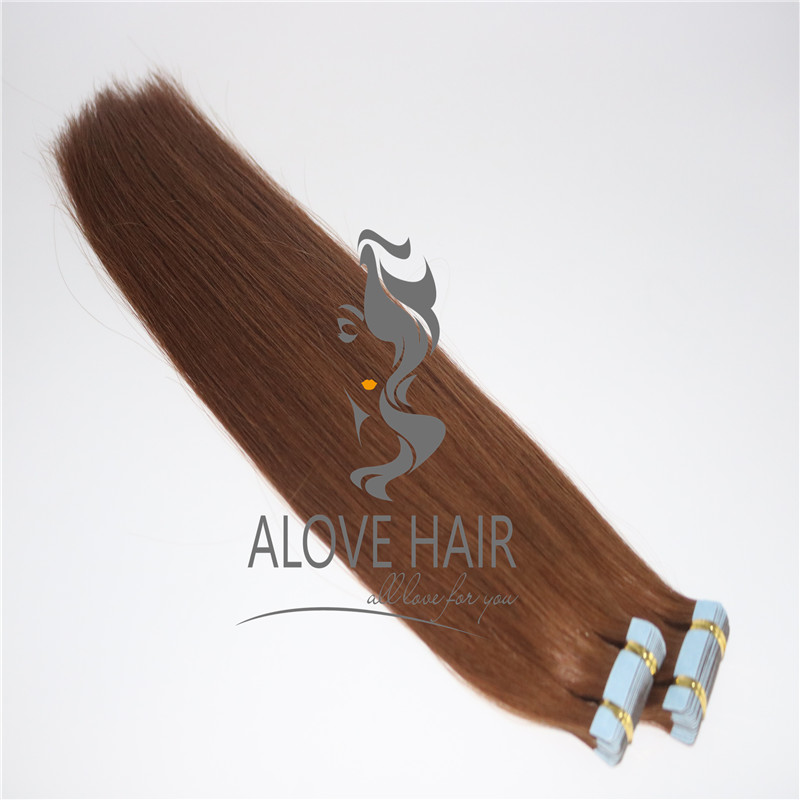 22 inch tape in human hair exetensions for thin hair 